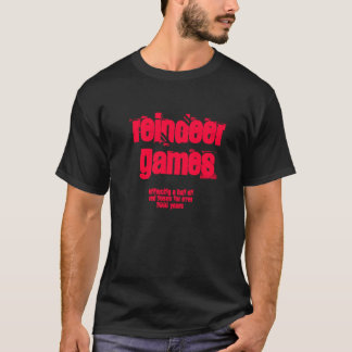 T-shirt de jeux de renne - Noël