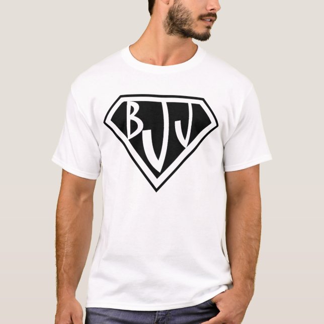 T-shirt de Jiu Jitsu de Brésilien de logo de BJJ (Devant)