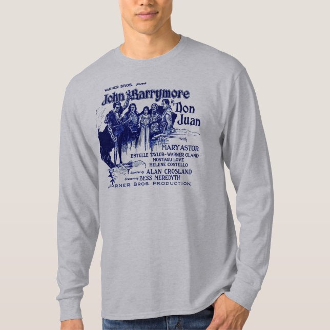 T-shirt de JOHN BARRYMORE DON JUAN (Devant)