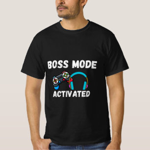 T-Shirt de joueur avec mode Boss activé