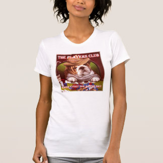 T-shirt de joueur de chiot de dames