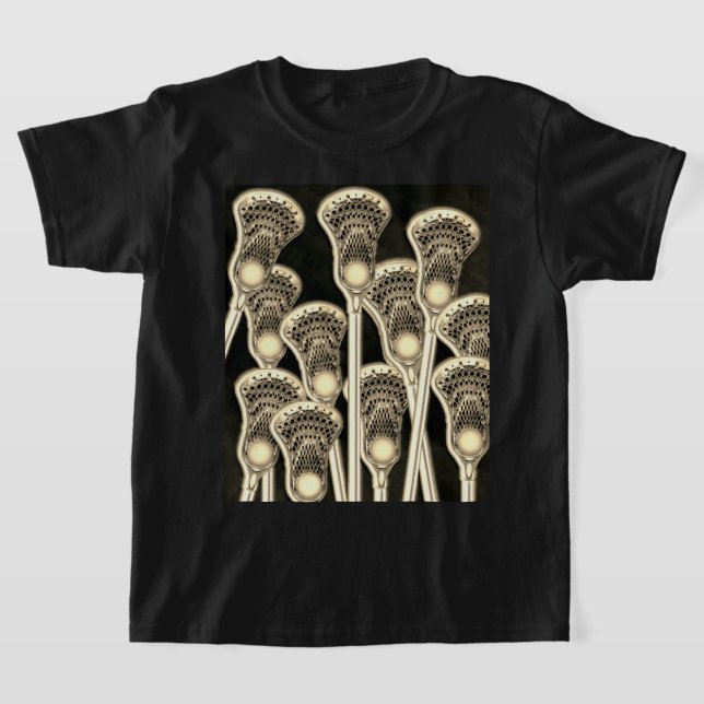 T-Shirt de joueur de crosse (Poser)