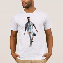 T-shirt de joueur de football argentin | Cadeau po