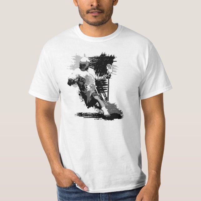 T-shirt de joueur de lacrosse (Devant)
