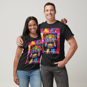 T-Shirt de joueur graffiti vitrail