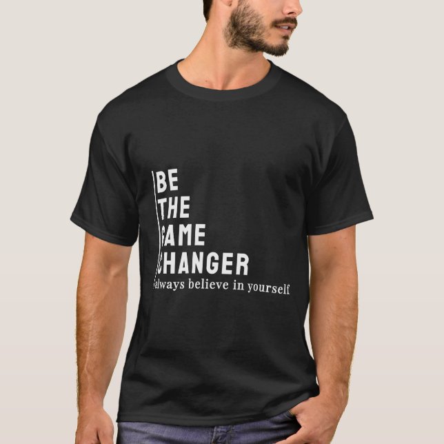 T-shirt de joueur rétro Changeur de jeu (Devant)