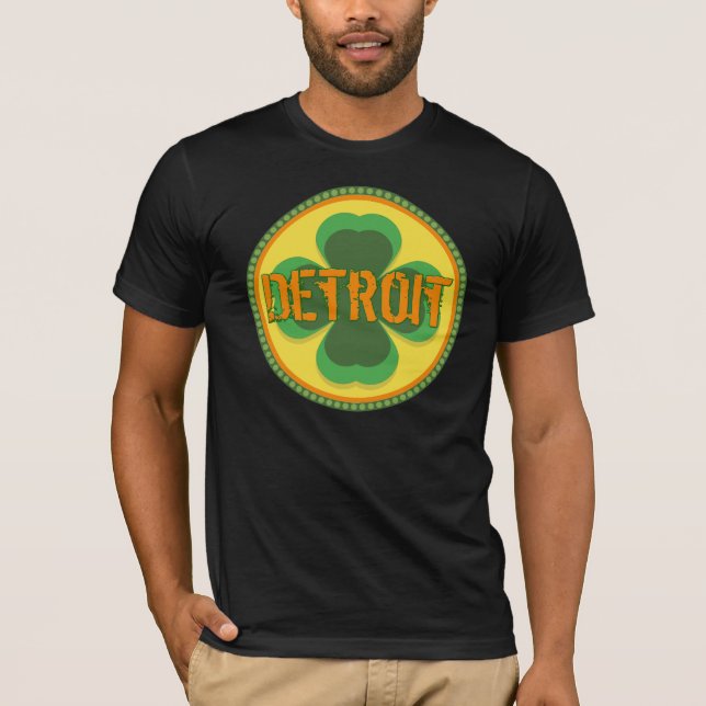 T-shirt de jour de Detroit St Patrick (Devant)