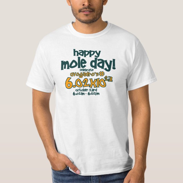 T-SHIRT DE JOUR DE TAUPE (Devant)