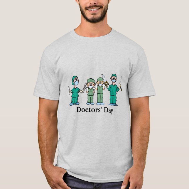 T-shirt de jour des médecins chirurgiens (Devant)