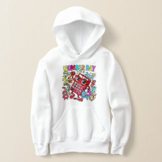 T-shirt de jour du nombre pour les enfants de l'éc