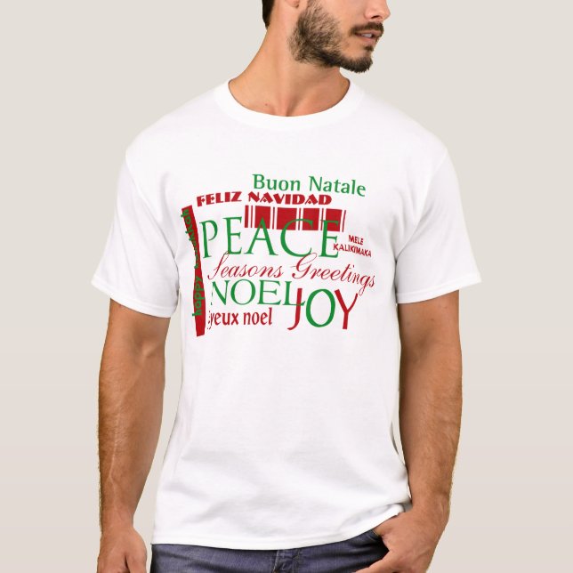 T-shirt de Joyeuses Fêtes (Devant)