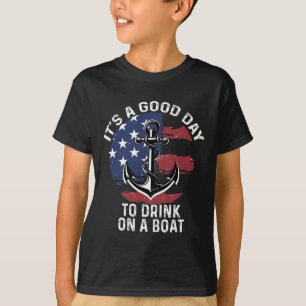 T-shirt De Juillet Chemise de Bateau C'est un bon jour pou