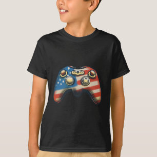 T-shirt De Juillet Chemise Vidéo Jeu Gamer Enfants Garçons