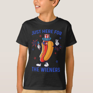 T-shirt De Juillet Wienes Américain Drapeau Hommes Patriot