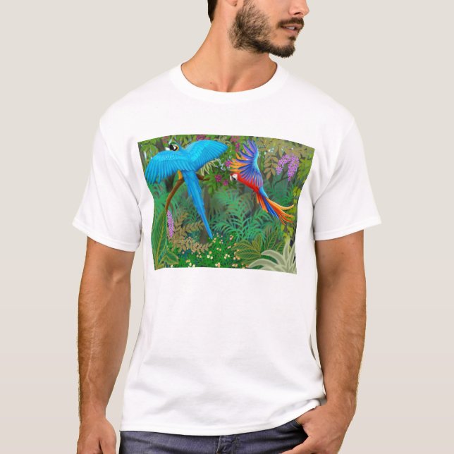 T-shirt de jungle d'ara (Devant)