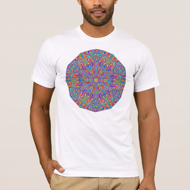 T-shirt de kaléidoscope de mandala de Digitals (Devant)