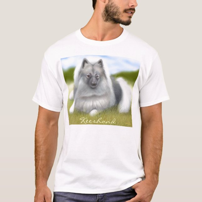 T-shirt de Keeshond (Devant)