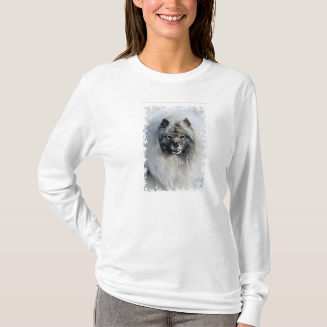 T-shirt de Keeshond de Milou (Devant)