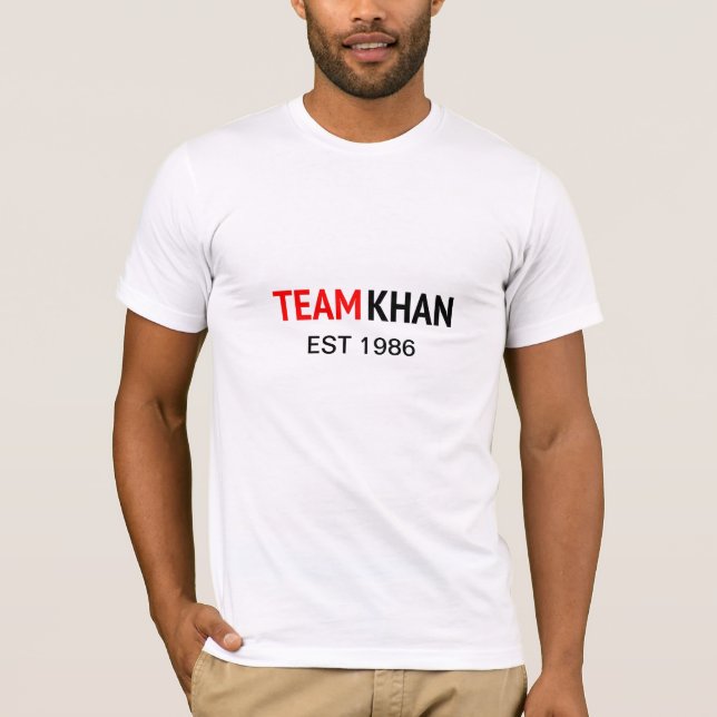 T-shirt de KHAN d'ÉQUIPE (Devant)