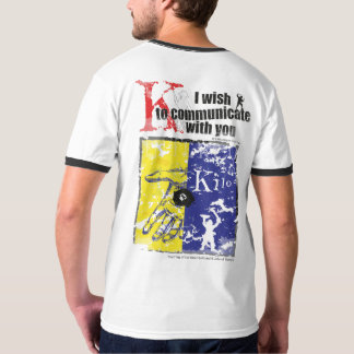 T-shirt de kilo du drapeau "K" d'ICS -