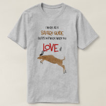 T-shirt de Kudu de guide de safari