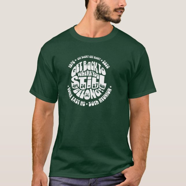 T-shirt de la 50e réunion (Devant)