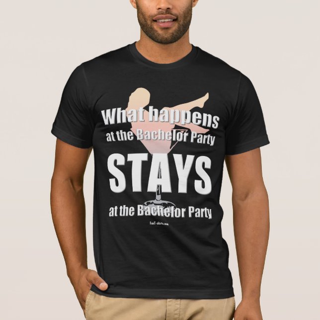 T-shirt de la Bachelor Party (Devant)