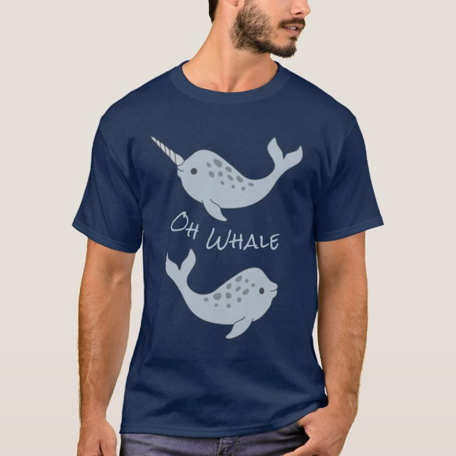 T-shirt de la baleine de Narwhal (Devant)