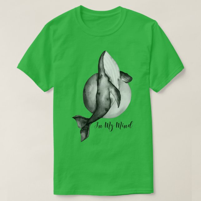 T-shirt de la baleine noire de l'Atlantique Nord 1 (Design devant)
