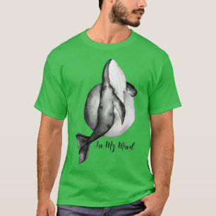 T-shirt de la baleine noire de l'Atlantique Nord 1