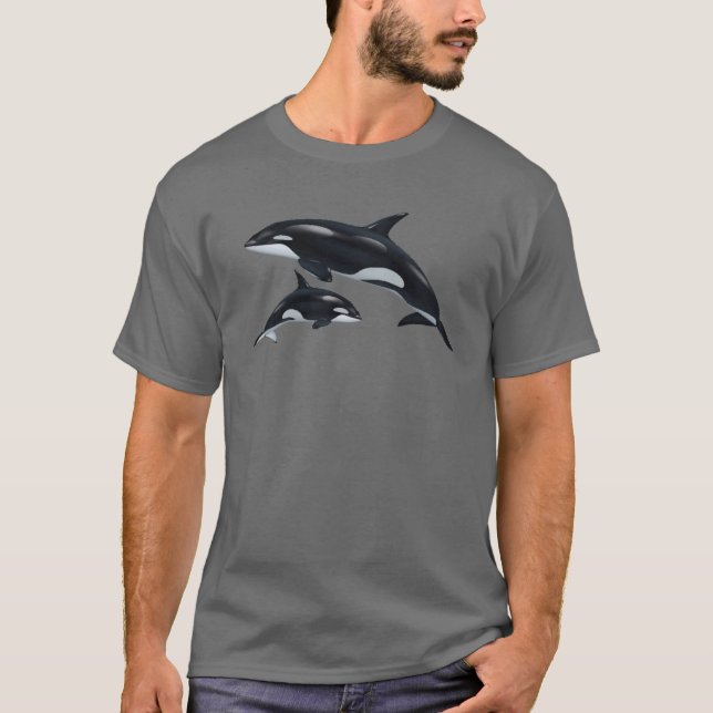 T-shirt de la baleine tueuse (Devant)