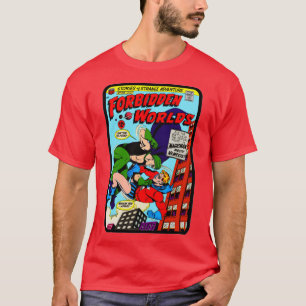 T-Shirt de la bande dessinée "Forbidden Worlds" de
