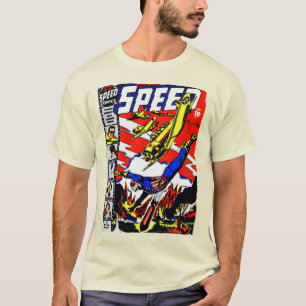 T-shirt de la bande dessinée SPEED des années 1940