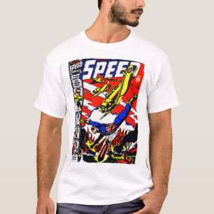 T-shirt de la bande dessinée SPEED des années 1940