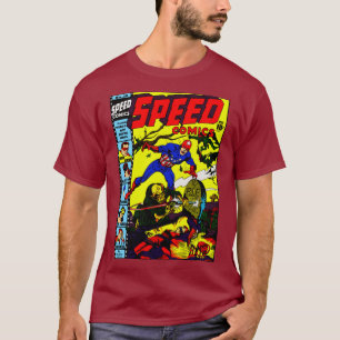 T-shirt de la bande dessinée SPEED des années 1940