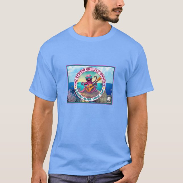 T-shirt de la bannière Octopus de l'homme Galvesto (Devant)