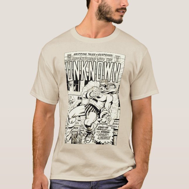 T-Shirt de la BD 'Aventures dans l'INCONNU' des an (Devant)