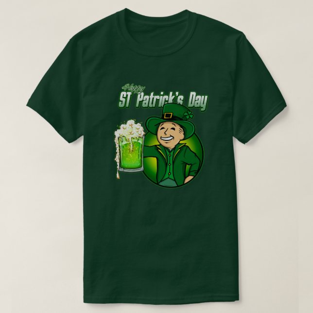 T-shirt de la bière de la Saint-Patrick (Design devant)