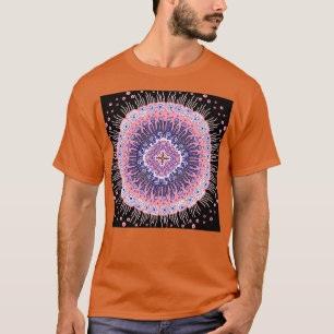 T-shirt de la biologie cellulaire mandala rose