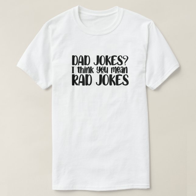 T-shirt de la blague papa (Design devant)