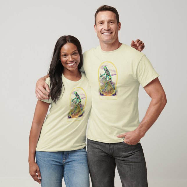 T-Shirt de la carte Tarot à col V (Unisexe)