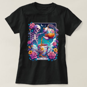 T-shirt de la carte Tarot Skeleton Tea
