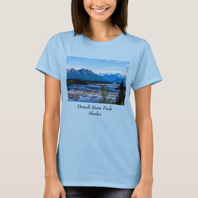 T-shirt de la chaîne de montagnes de Denali (Devant)