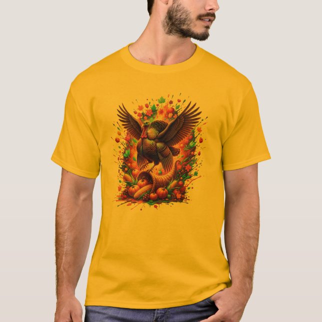T-shirt de la chasse à l'abondance (Devant)