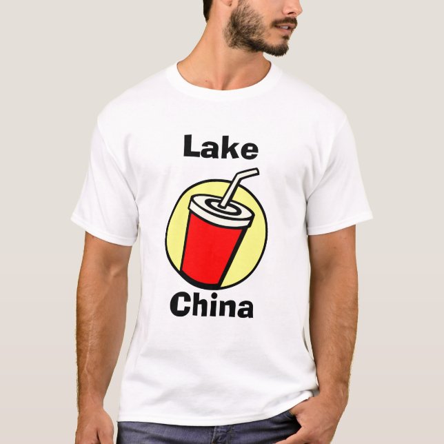 T-shirt de la Chine de lac (Devant)