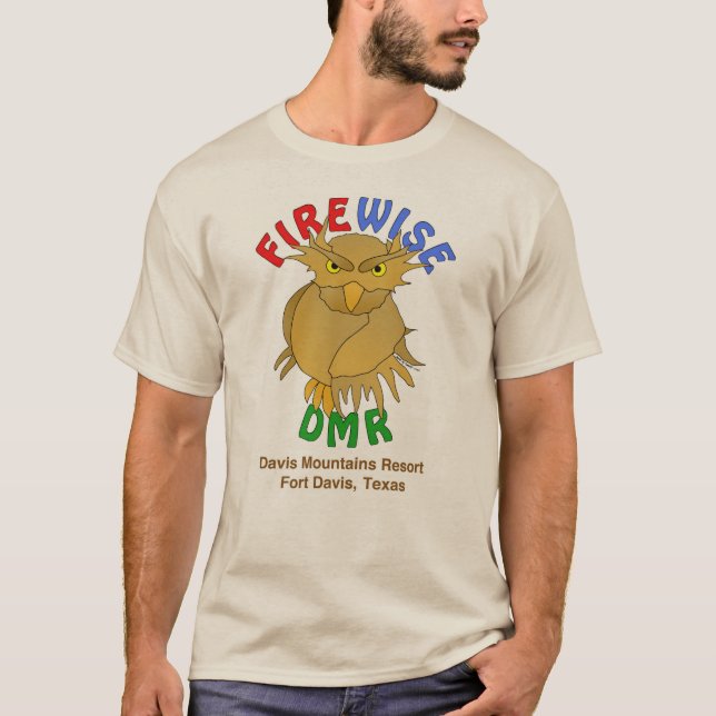 T-shirt de la Chouette à feu DMR (sans arrière - p (Devant)