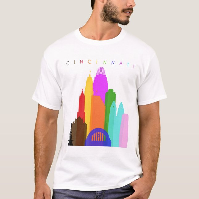 T-shirt de la Cincinnati Pride (Devant)