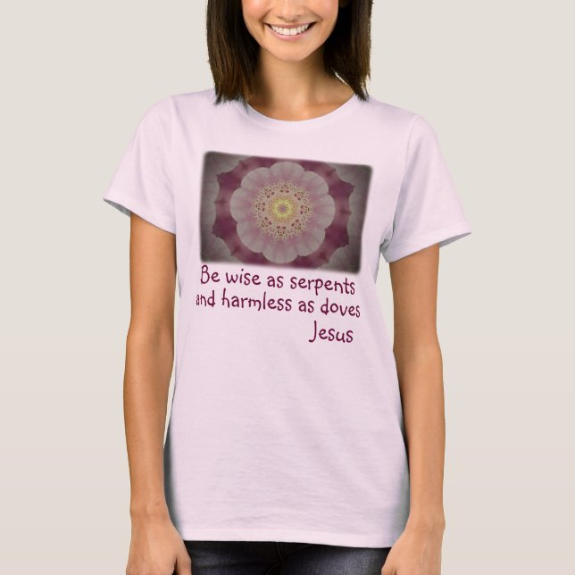 T-shirt de la citation de Jésus (Devant)