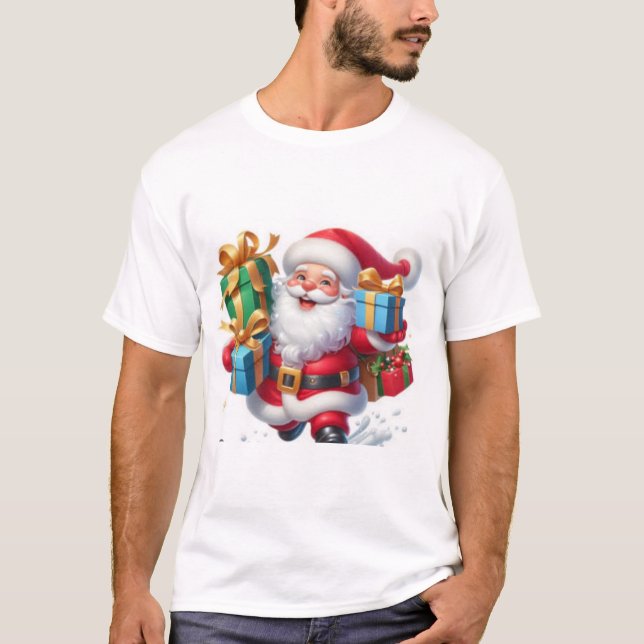 T-shirt de la clause Santa (Devant)