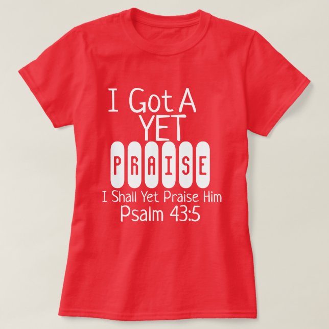T-shirt de la collection de cadeaux de foi (Design devant)